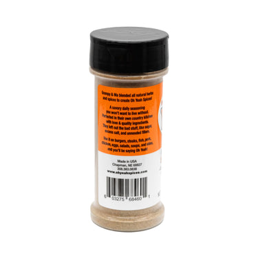 Spicy Oh Yeah Plus | 3.5 oz. Bottle | No MSG or GMO | Made in Chapman, NE | Oh Yeah Spices
